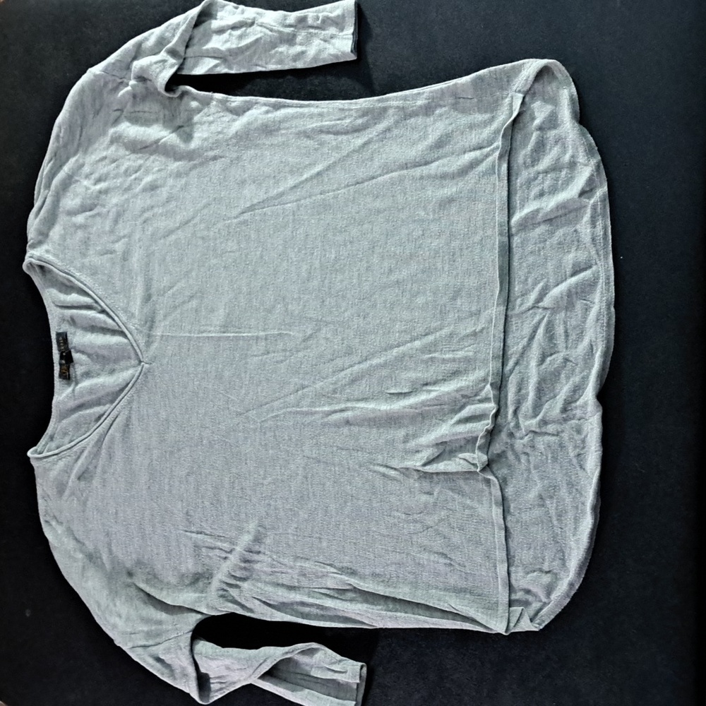 XL Outback Red Gray 3/4 Sleeve Shirt